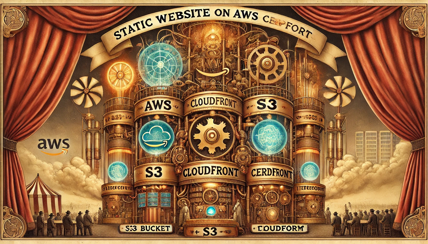 Static website on AWS – architecture overview